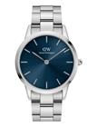 Daniel Wellington Iconic Link Arctic 40 S Blue - Silver - 40 mm