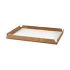 LIND DNA Airy tiikkitarjotin square M Nupo pure white