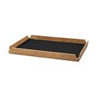 LIND DNA Airy tiikkitarjotin square M Nupo black ink