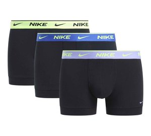 Nike Bokserit 3-pack - Musta/Violetti/Sininen/Neon