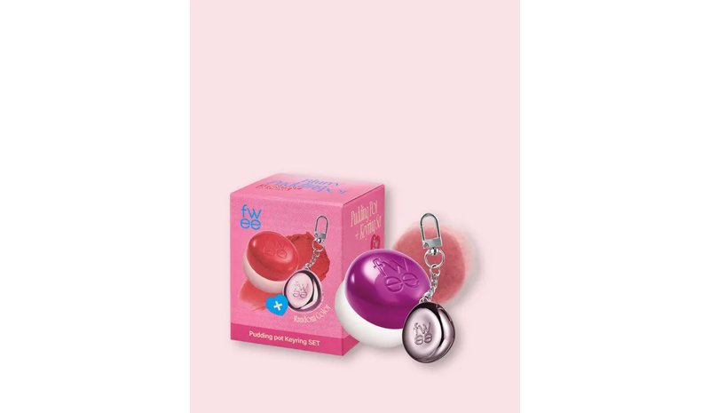 FWEE Lip&Cheek Blurry Pudding Pot + Pendant Keyring - 5 g No.Mv02 Hurt