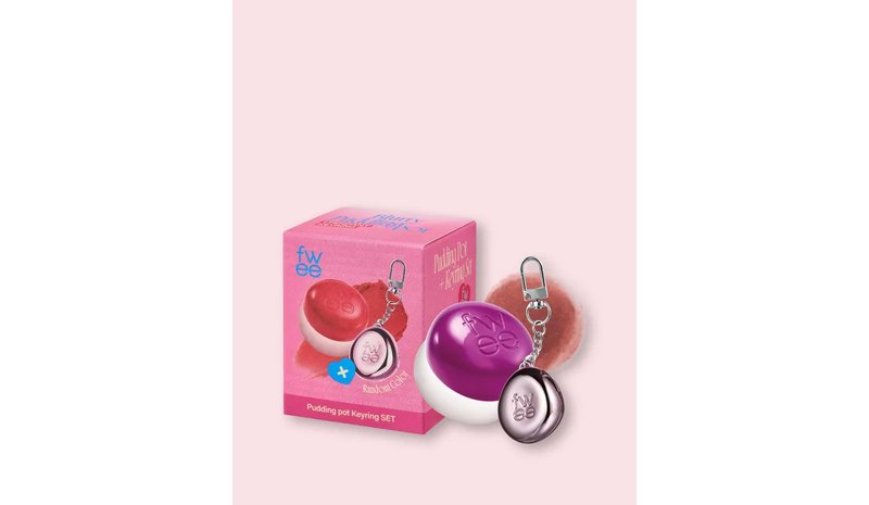 FWEE Lip&Cheek Blurry Pudding Pot + Pendant Keyring - 5 g No.Mv01 Chill'N