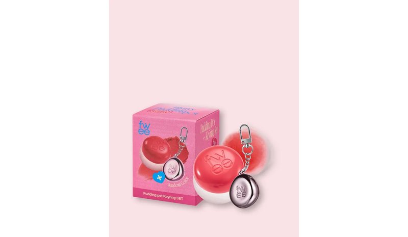 FWEE Lip&Cheek Blurry Pudding Pot + Pendant Keyring - 5 g No.Cr05 Girls