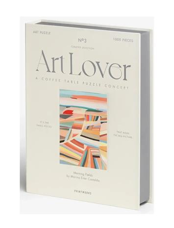 Printworks - Art Lover Book Palapeli Morning fields 1000