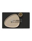 LIND DNA 4-Set Table Mat Square L Nupo Black Ink - Black - 35X45CM