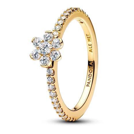 Pandora Sparkling Flower Ring - Gold - 60