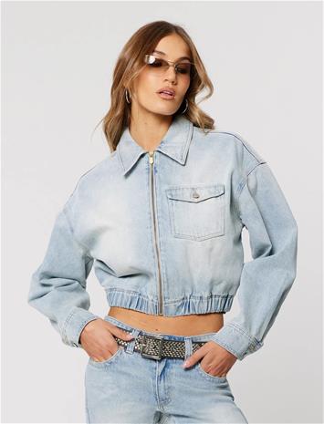 ABRAND Push It Bomber Stella Stella - Blue - L