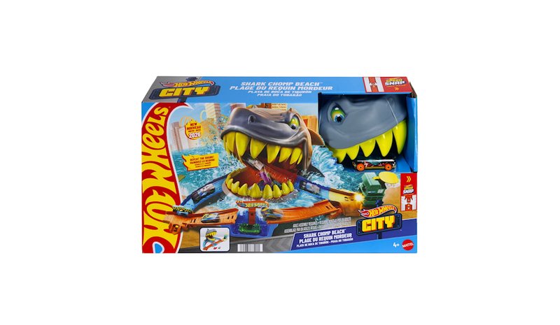 Hot Wheels City Shark Chomp Beach