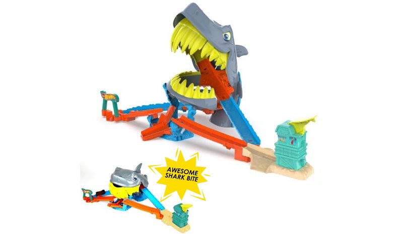 Hot Wheels City Shark Chomp Beach