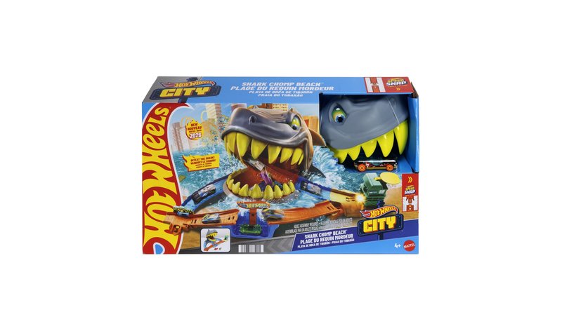 Hot Wheels City Shark Chomp Beach