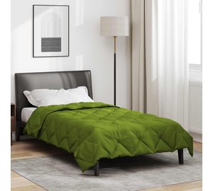 vidaXL Kesäpeitto Vihreä 220 x 135 cm Mikrokuitu
