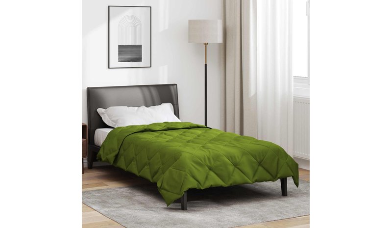 vidaXL Kesäpeitto Vihreä 220 x 135 cm Mikrokuitu