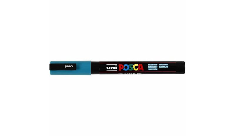 UNI POSCA PC-3M 16 EM GREEN MAALIKYNä?