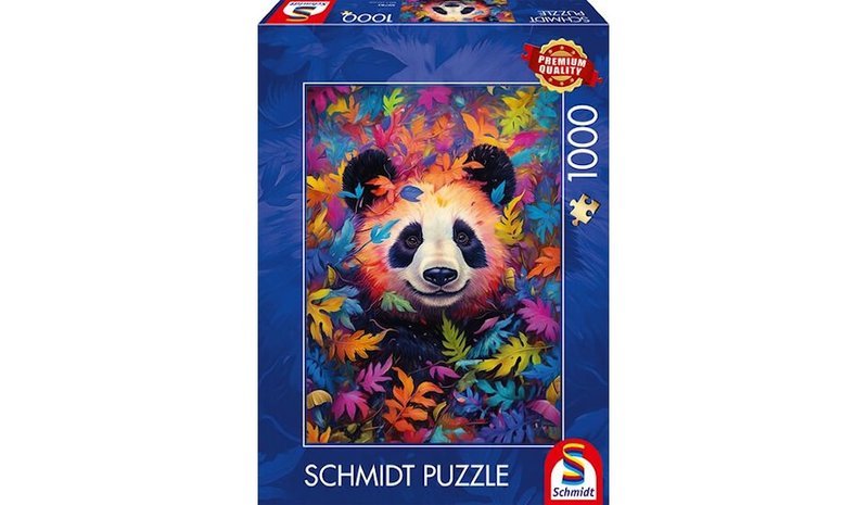 SCHMIDT PANDA IN A RAINBOW FOREST 1000P
