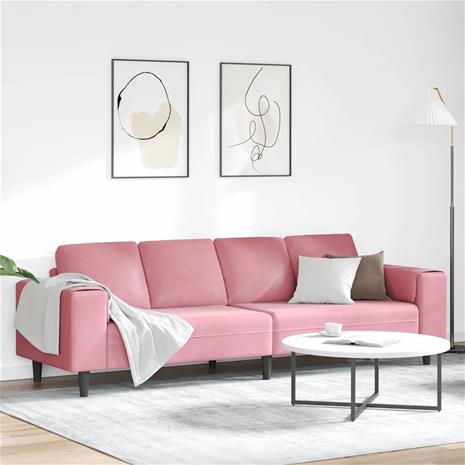 Sohvasetti Pinkki Sametti – kuva 4/6