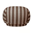 Ferm Living Rico pouf -istuinrahi Louisiana, Sand-chocolate