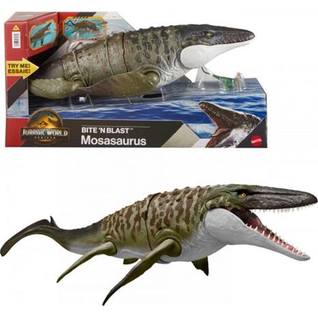 Jurassic World Rebirth Bite & Blast Mosasaurus