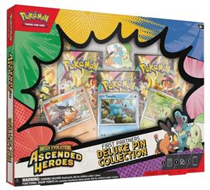 Pokemon TCG: ME02.5 Ascended Heroes - First Partners Deluxe Pin Collection KORTTI