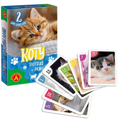 Kortit korttipeli PIOTRUS + MEMORY - CATS 2782