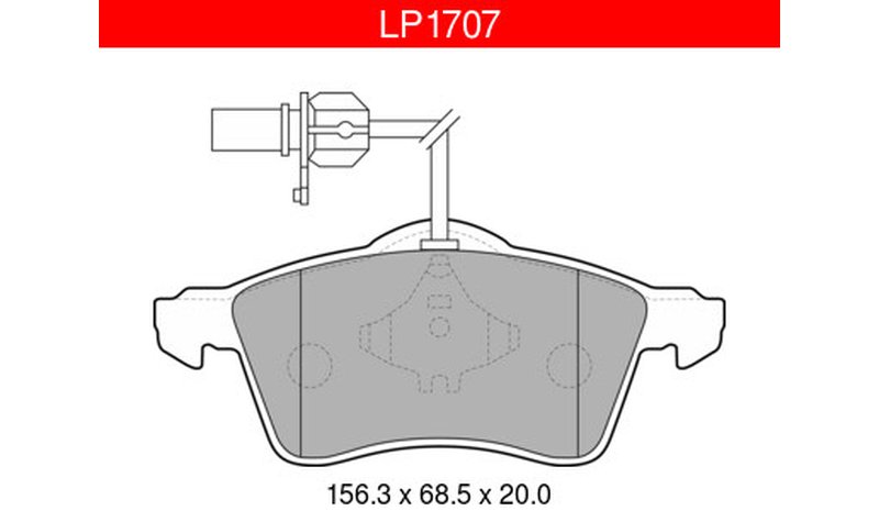 DELPHI LP1707 VW ETUJARRUPALASARJA – kuva 1/1