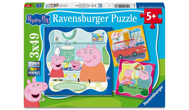 Ravensburger Pipsa Possu Palapelit 49 3-in-1