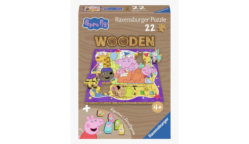 WOODEN Peppa Pig 22p Ravensburger