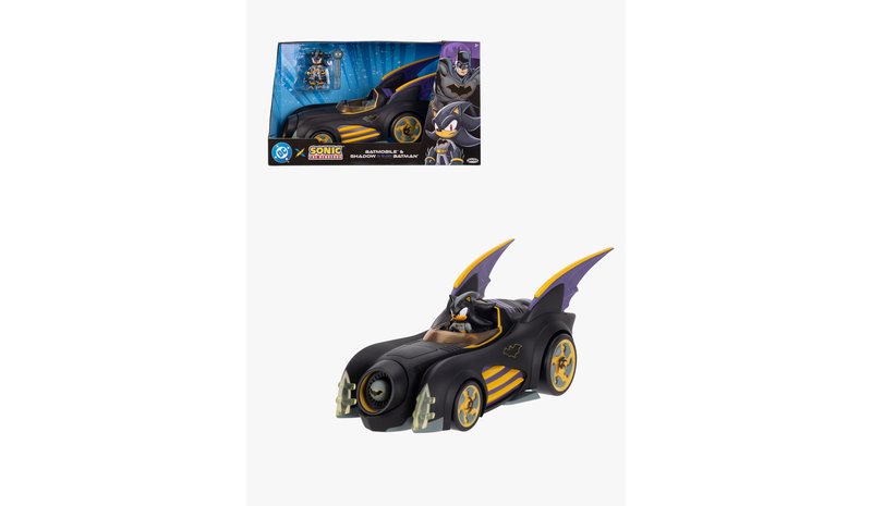 DC x Sonic the Hedgehog - Shadow 2.5" + Batmobile (429114)