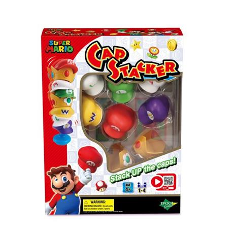 Super Mario Cap Stacker tasapainopeli