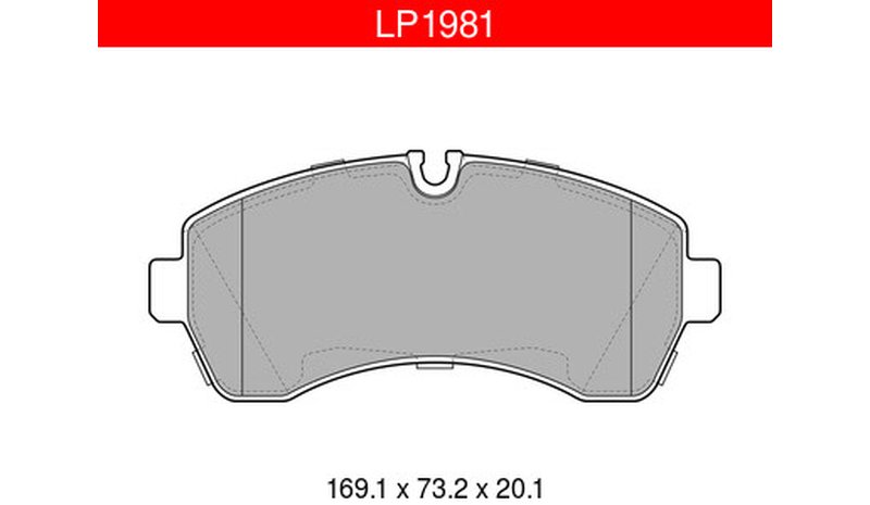 DELPHI LP1981 MERCEDES VW ETUJARRUPALASA – kuva 1/1