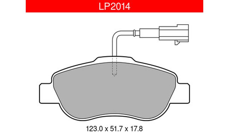 DELPHI LP2014 FIAT FORD ETUJARRUPALASARJ – kuva 1/1