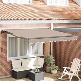 vidaXL Aurinkovarjon runko Beige 350 x 250 cm