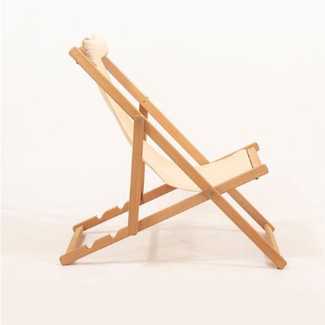 Puutarha lepotuoli beige/valkopyökki