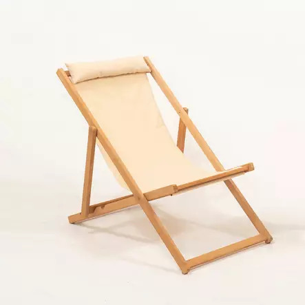 Puutarha lepotuoli beige/valkopyökki
