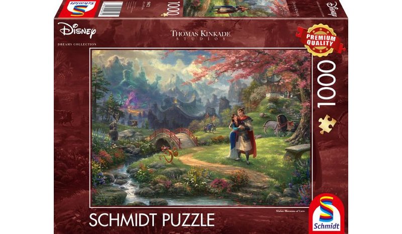 Adlibris Disney Mulan Thomas Kinkade Palapeli 1000 palaa Schmidt