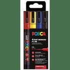 POSCA Marker UNI PC-3M 4er Set Basic (186545)