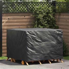 vidaXL Huonekalusuojus Musta 125 x 125 x 74 cm 210D Oxford-kangas