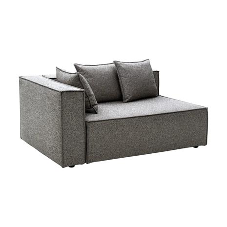 Brafab Muki sohvemoduuli Smokey grey, oikea päätymoduuli
