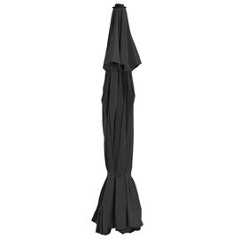 vidaXL Aurinkovarjon vaihtokangas musta 515 cm