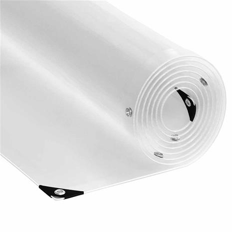 vidaXL Kirkas pressu silmukoilla 3x4 m PVC