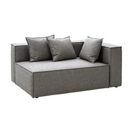 Brafab Muki sohvemoduuli Smokey grey, vasen päätymoduuli