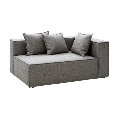 Brafab Muki sohvemoduuli Smokey grey, vasen päätymoduuli