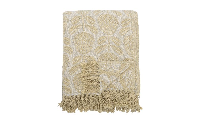 Bloomingville - Pratello Throw - Yellow