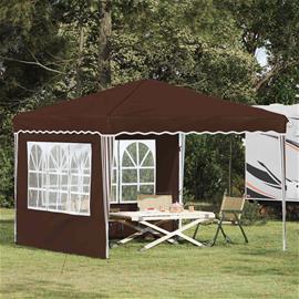 vidaXL Pop-up Juhlateltta Ruskea 288 x 288 x 245 cm Oxford-kangas