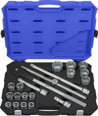 Hylsysarja 3/4" (21-os.), Boxo