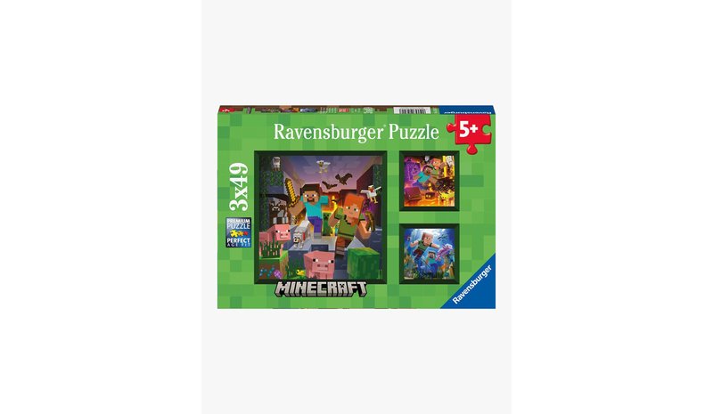 Ravensburger Palapelit Minecraft Biomes 3x49
