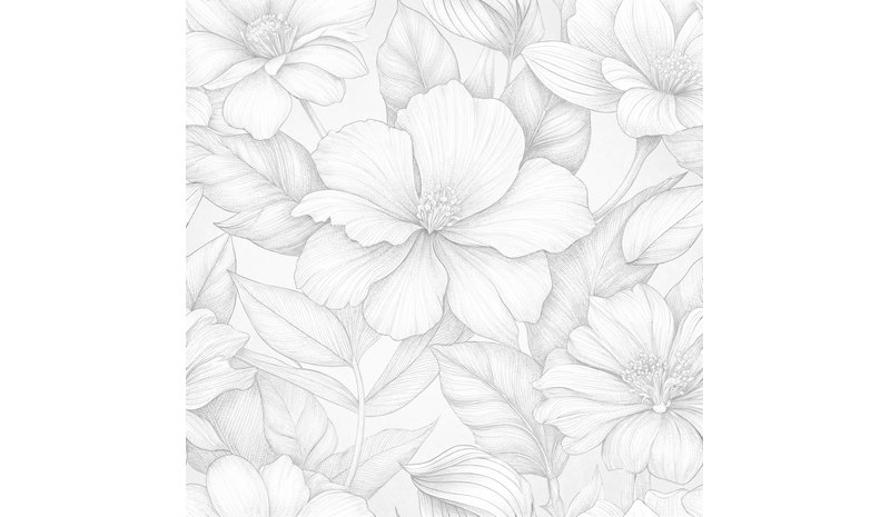 Virpi Light Grey - 1106101-04 Tapetti