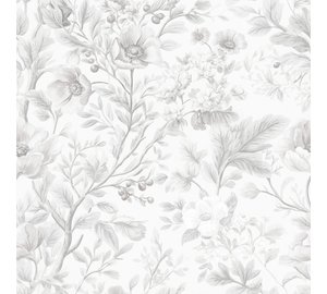 Roberta Light Grey - 1104801-04 Tapetti