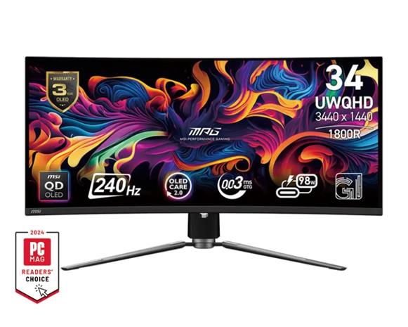 MSI MAG 341CQPX (34"), näyttö