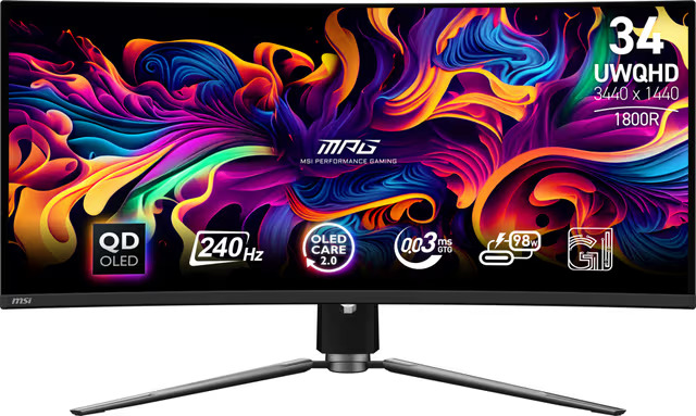 MSI MAG 341CQPX (34"), näyttö