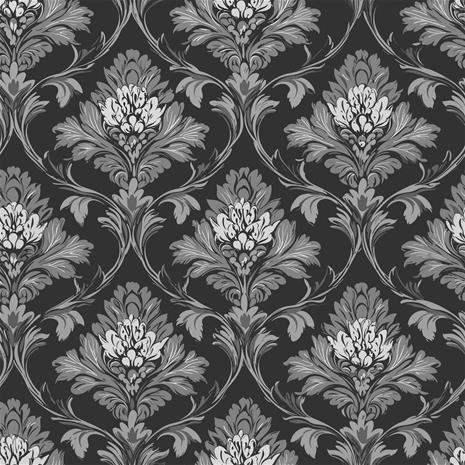 Vikarbyn Dark Grey - 1082401-07 Tapetti – kuva 1/3